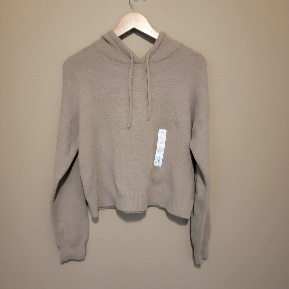 SO Brand‎ NWT Fuzzy Womans Sweater Size 2xl  Brown